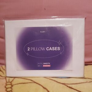 Fluff Co. White Hotel Sheets Pillow Cases Set Of 2 400 Thread Count New Quality